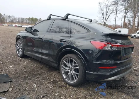 2025 Audi Q4 Sportback E-Tron Prestige 55 Quattro из США, поврежденный, VIN WA14UBFZ7SP032682